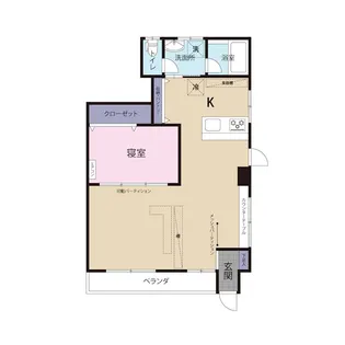 大西ビル【2階】の間取り