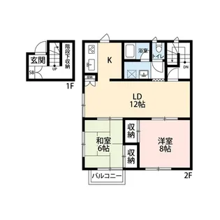 ベルフォード【2階】の間取り