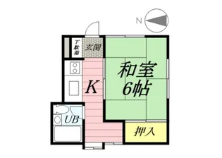 神奈川県平塚市見附町【アパート】の間取り