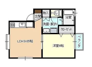 メモ・フローラル【1階】の間取り