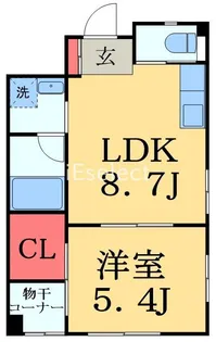 サザン【2階】の間取り