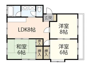 土屋マンション【3階】の間取り