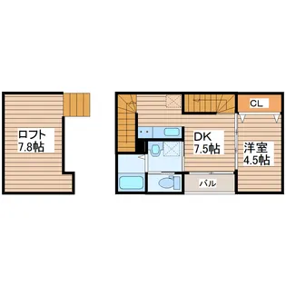 アークテラス荒町【2階】の間取り