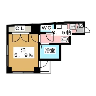 T’s スクエアー【4階】の間取り