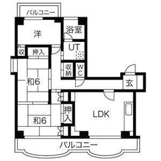 ISハイツ【2階】の間取り