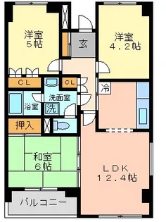 東京都世田谷区船橋7【マンション】の間取り