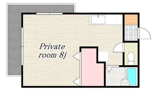 アミティハイツ【2階】の間取り