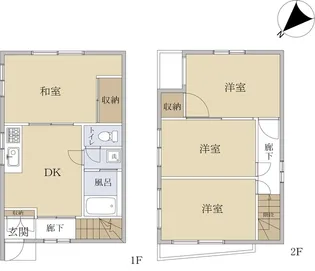 東京都杉並区成田東1【一戸建】の間取り