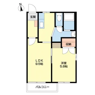 オペラハウス D【2階】の間取り