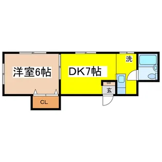 ロータスハイツ【2階】の間取り