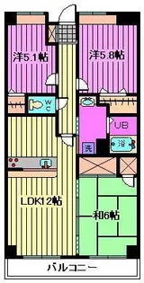 大宮今羽町ハイツ【1階】の間取り