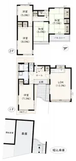 広島県広島市東区牛田早稲田2【一戸建】の間取り