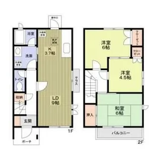 神奈川県藤沢市藤が岡3【一戸建】の間取り