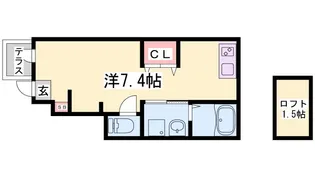 あんしん+池田上町【1階】の間取り