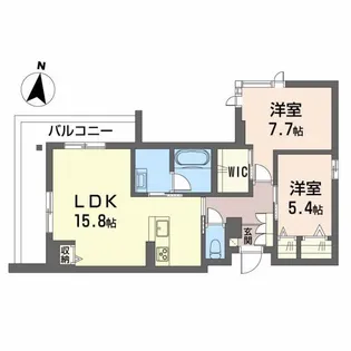 福島県郡山市神明町【マンション】の間取り