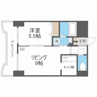 ティアラ資生館【11階】の間取り