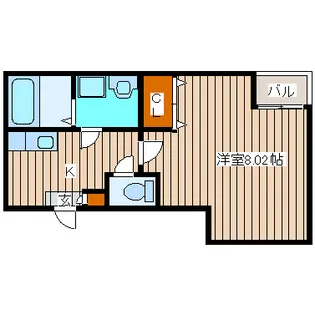 クレフラスト台原駅前【1階】の間取り