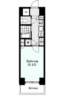 CYNTHIA日本橋兜町 【シンシア日本橋兜町】【11階】の間取り