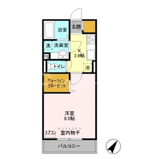 埼玉県さいたま市北区本郷町【アパート】の間取り