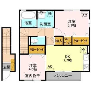 Tsubaki【2階】の間取り
