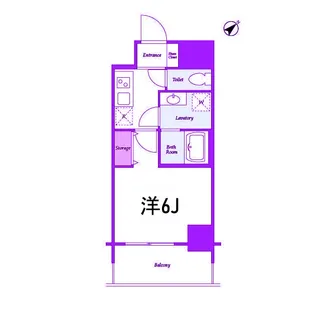 Crane Court Tsurumi【7階】の間取り