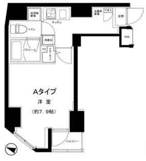 グランフォース森下【10階】の間取り