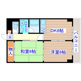 Dio・Hori I号棟【3階】の間取り