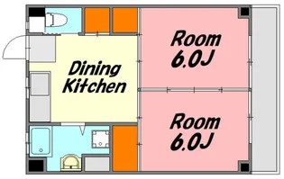 広島県広島市中区舟入幸町【マンション】の間取り
