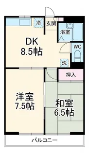 サンライズ百合ヶ丘【3階】の間取り