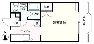 スタディマンション【1階】の間取り
