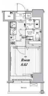 東京都江東区古石場1【マンション】の間取り