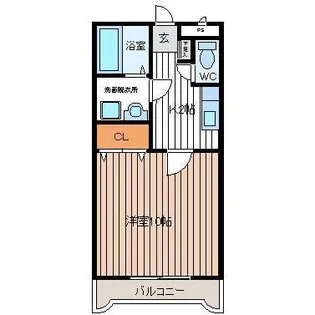 フローラ長者【4階】の間取り