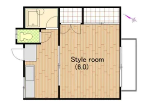 緑風館【1階】の間取り