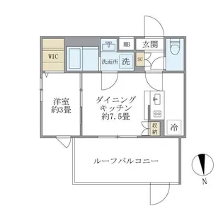 COMPOSITE目黒鷹番【4階】の間取り