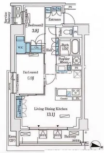 東京都北区神谷3【マンション】の間取り
