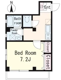 Bell Wood J【3階】の間取り