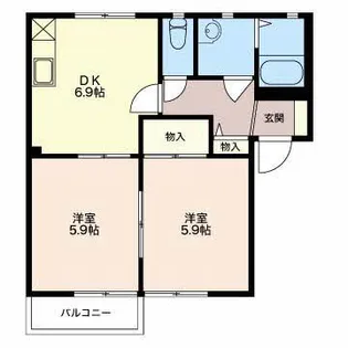 レグスター【2階】の間取り