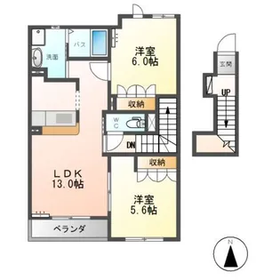 アルページュ【2階】の間取り