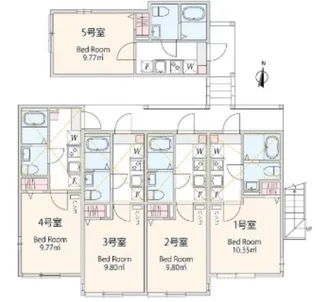 アザーレ・LUX日吉本町【2階】の間取り