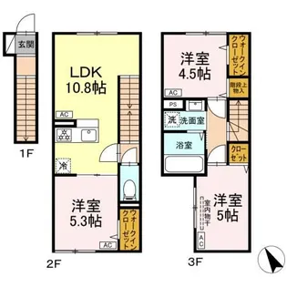 セレスティア柴又IVの間取り
