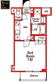 ラグゼナ横浜鶴見II【4階】の間取り