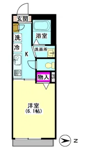リヴァーフォレスト【2階】の間取り