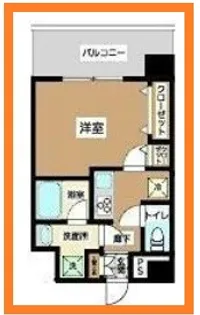 JU TOWER FRONT北斎St【7階】の間取り
