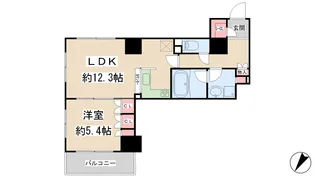グランスイート日本橋人形町【10階】の間取り