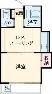 東京都新宿区戸山1【アパート】の間取り