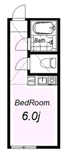 神奈川県横浜市南区別所2【アパート】の間取り