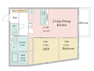 LiveFlat学芸大学 ライブフラット学芸大学【3階】の間取り