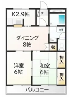 パークハイムA【2階】の間取り