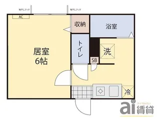 東京都府中市朝日町2【アパート】の間取り