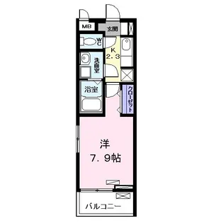 エムズステージVII【3階】の間取り